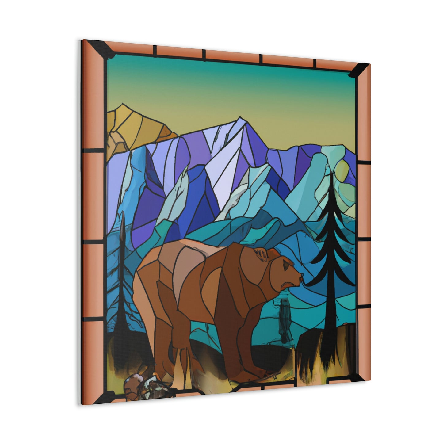 Bear of Gleaming Gold - Canvas