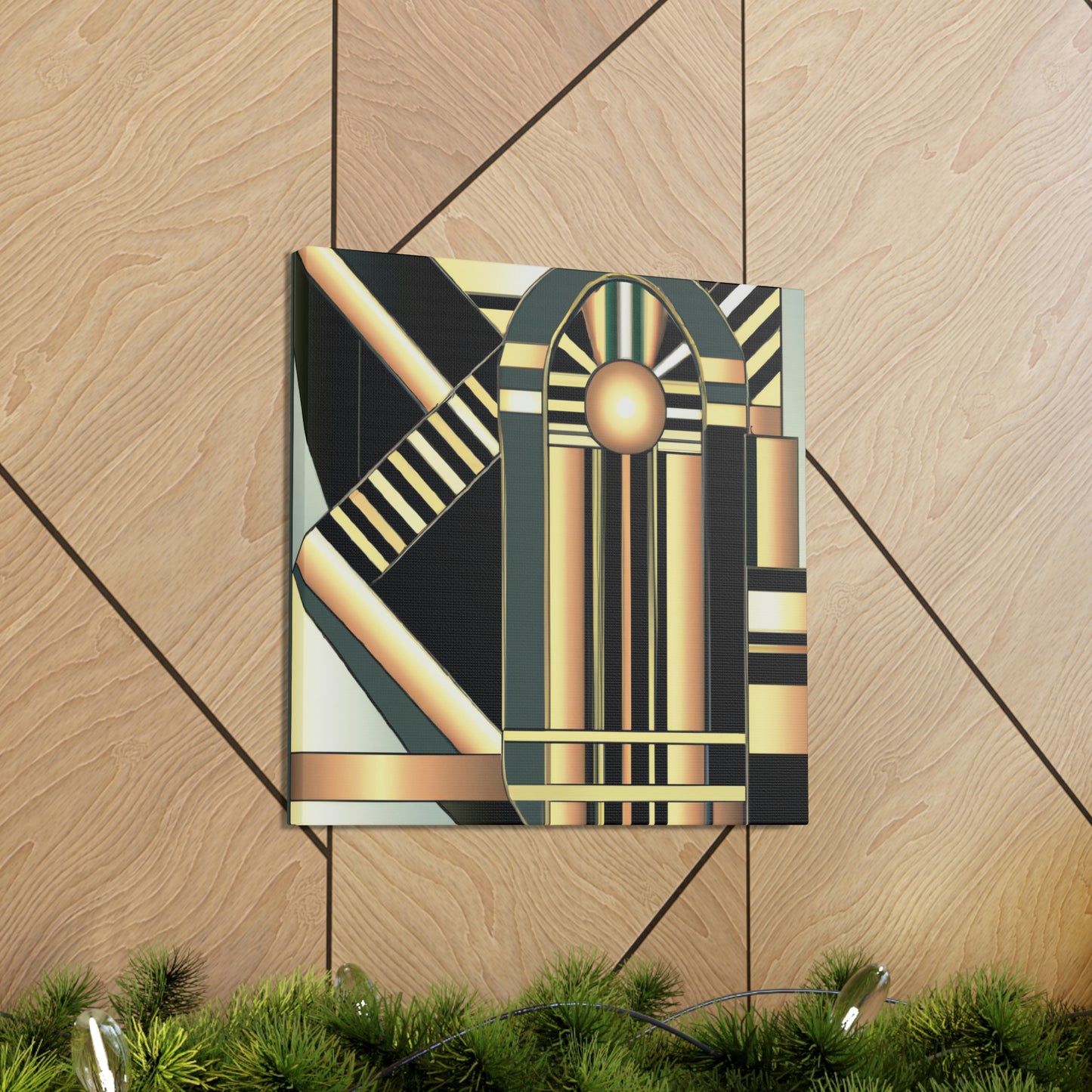 "Striking Art Deco Glory" - Canvas