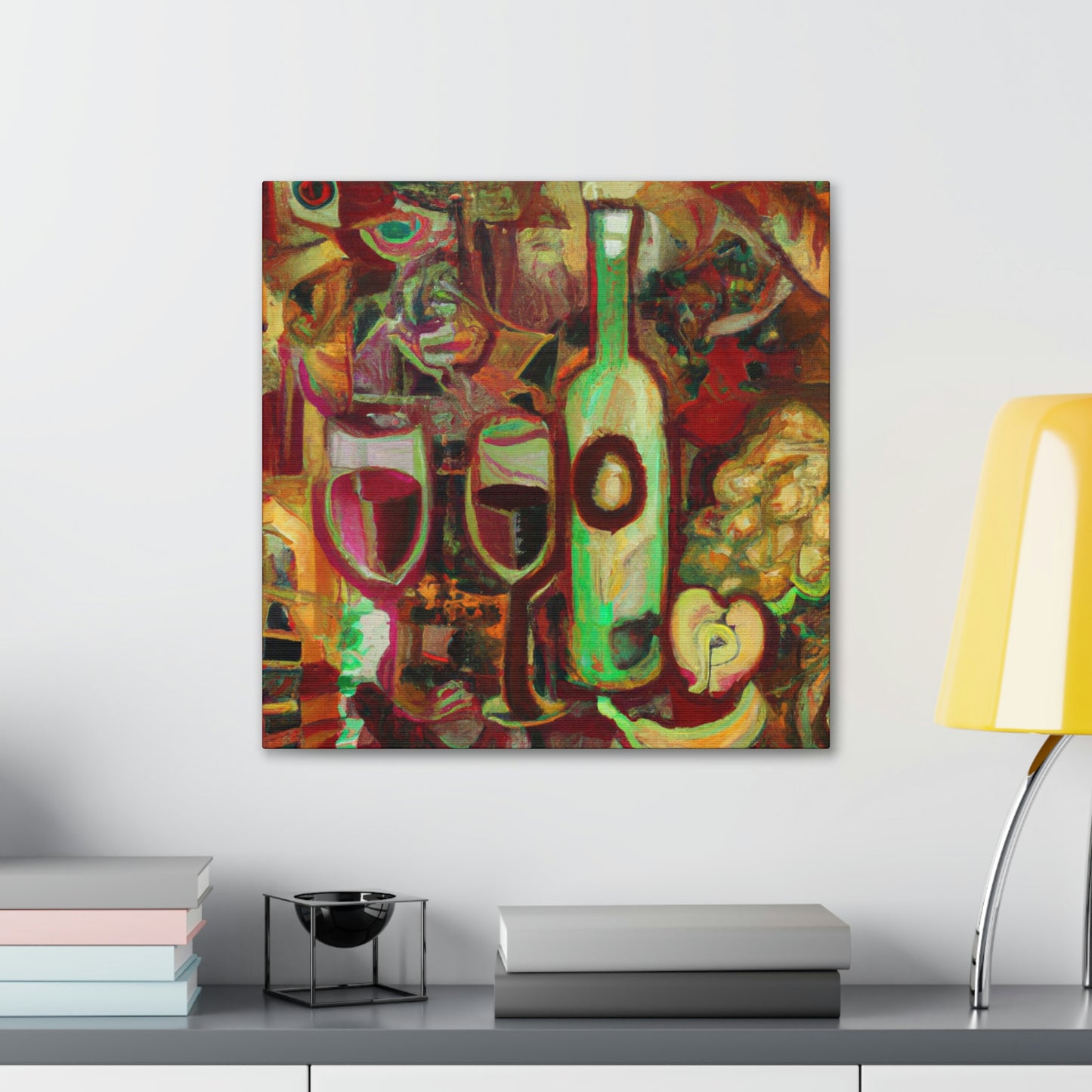 "Wine and Expressionism" - Canvas