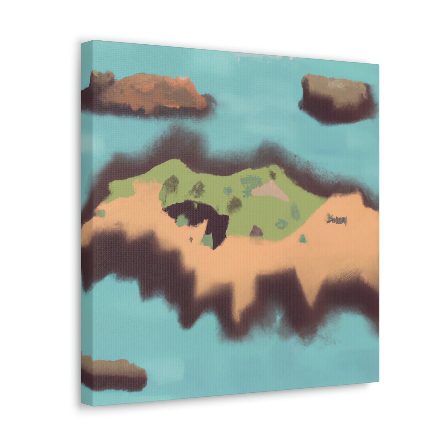 Tropical Island Oasis - Canvas