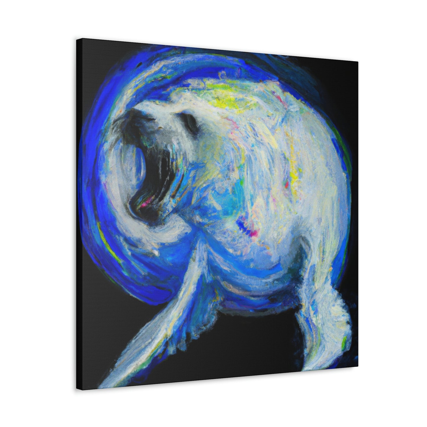 "A vulnerable Harp Seal" - Canvas