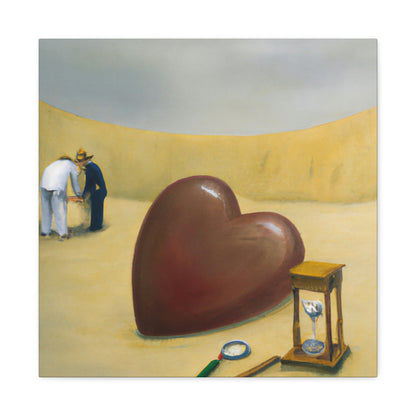 "Heart in the Sandscape" - Canvas