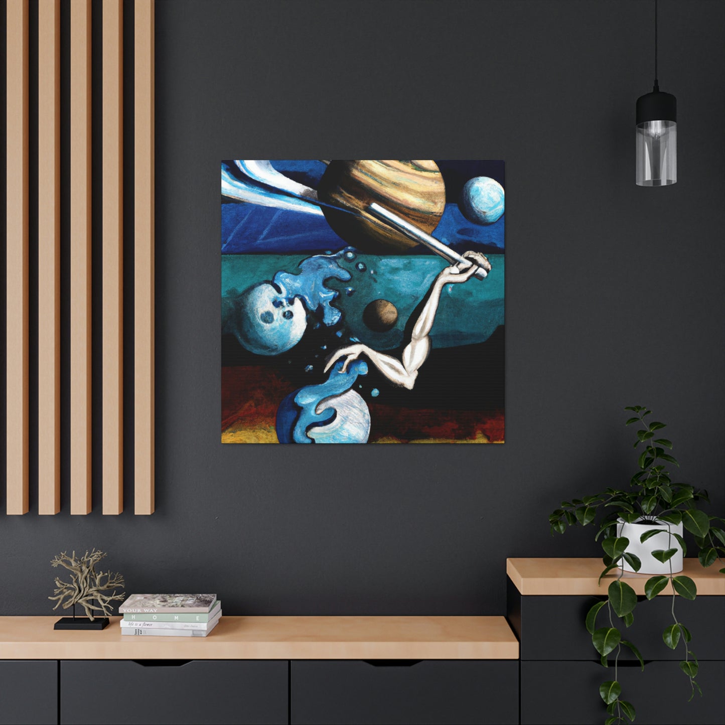 Neptune's Dire Majesty - Canvas