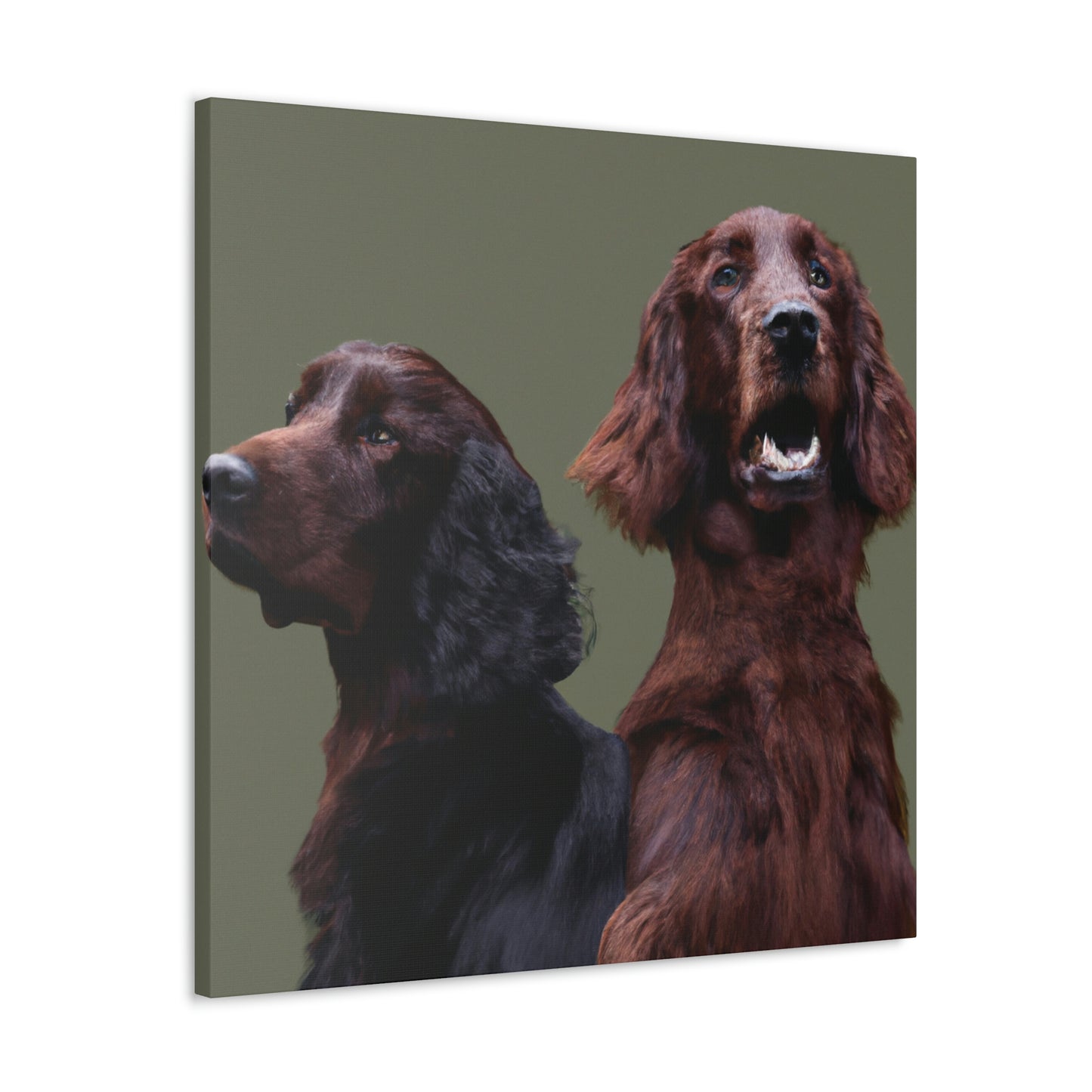 "A Simple Irish Setter" - Canvas