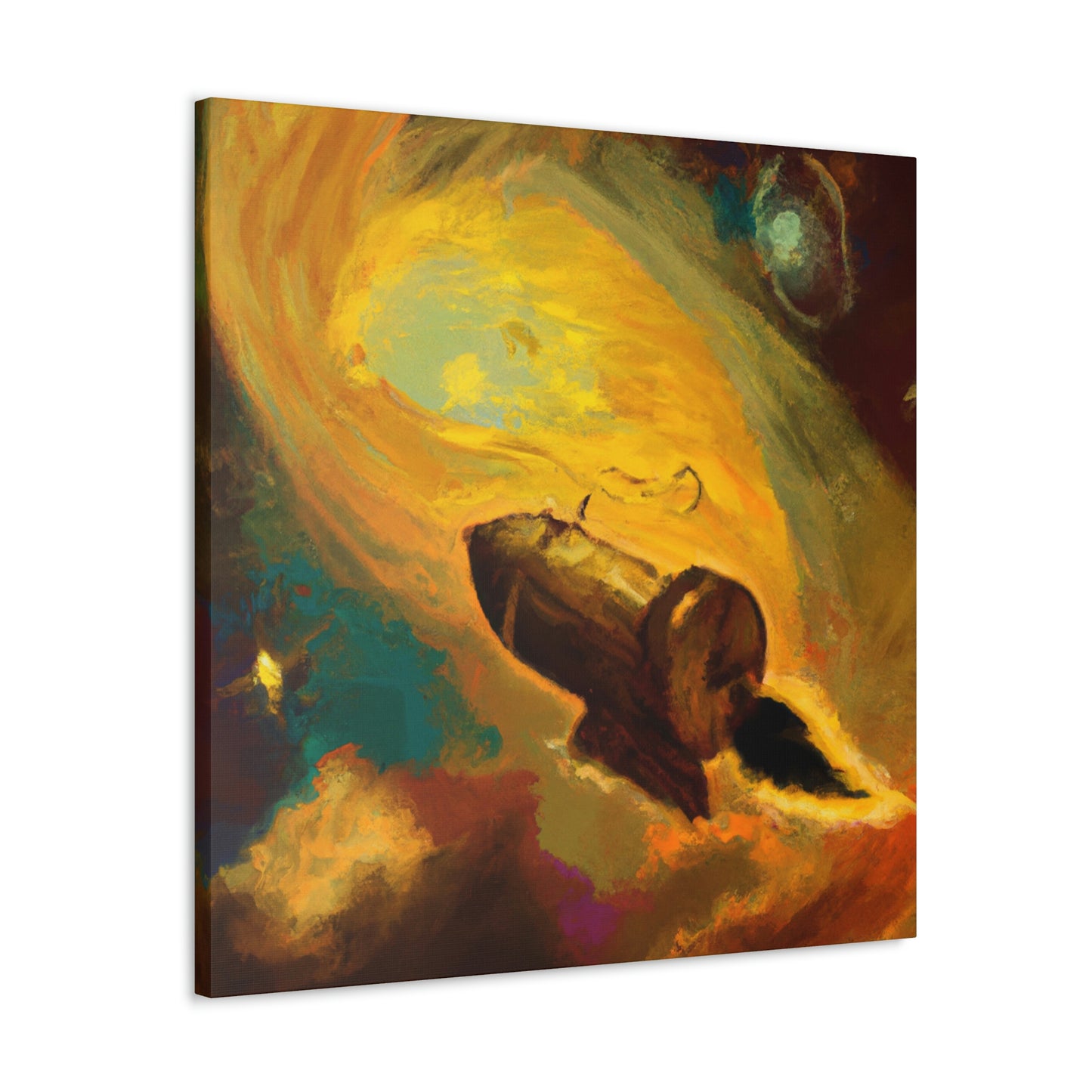 "Comet Illuminates Sky" - Canvas