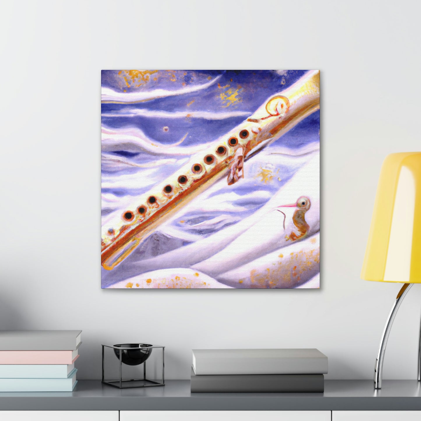 "Flute of Dreamscapes" - Canvas