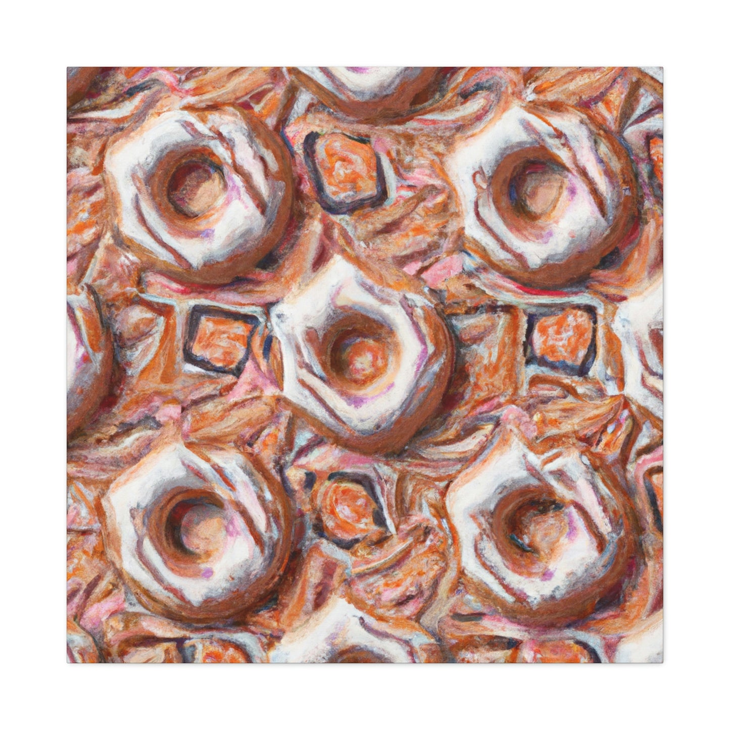 "Sugared Doughnut Delight" - Canvas