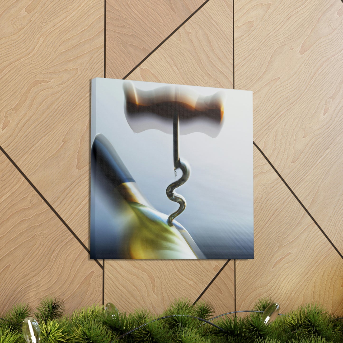 "Corkscrew in Abstract Art" - Canvas