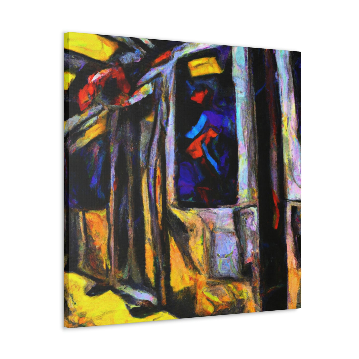 Subway Train - Primeval - Canvas