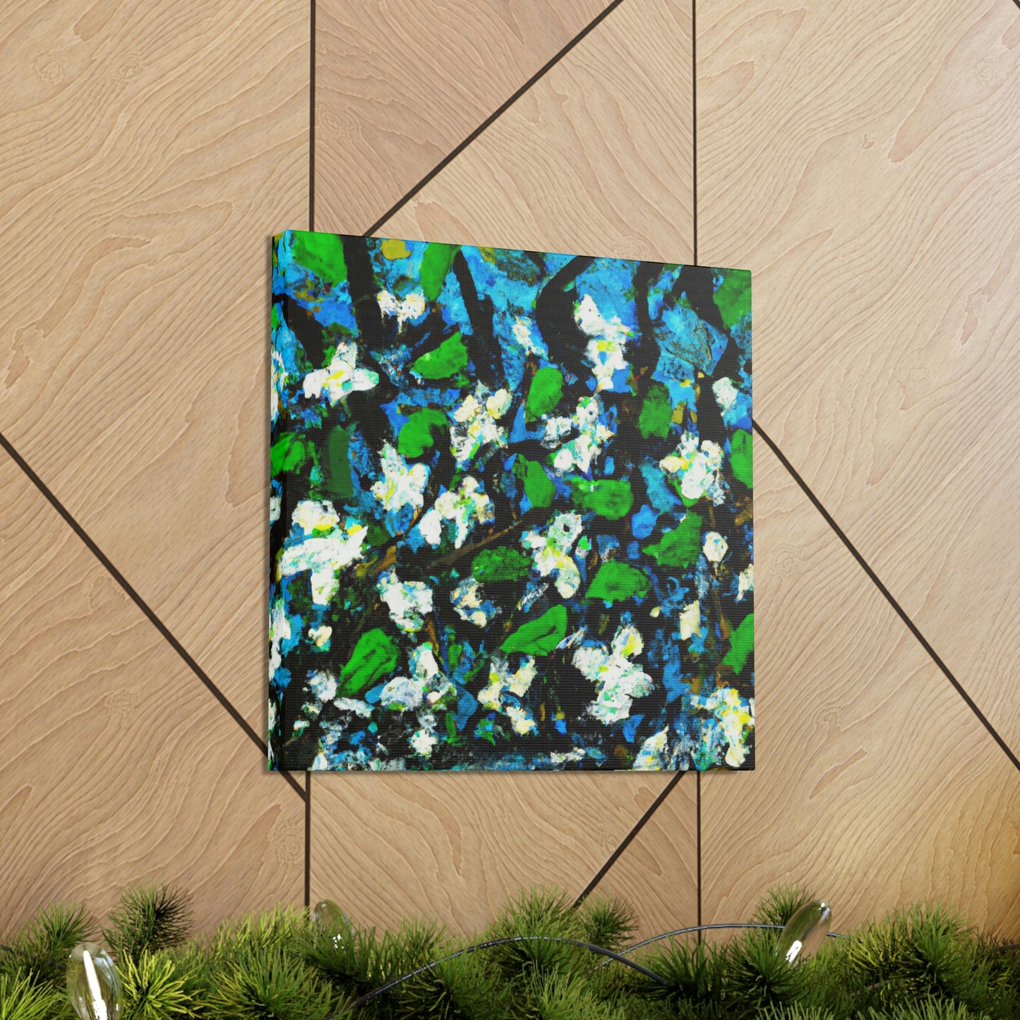 Jasmine's Colorful Frenzy - Canvas