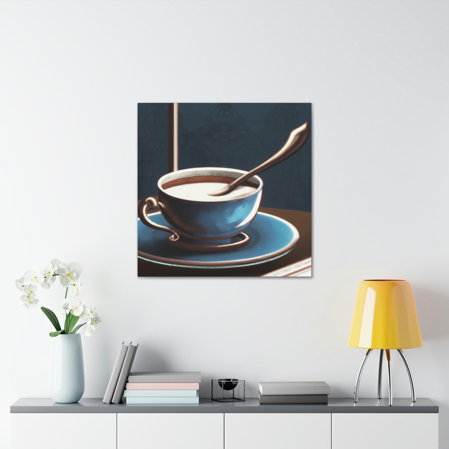 Coffee Cup Baroque - Canvas