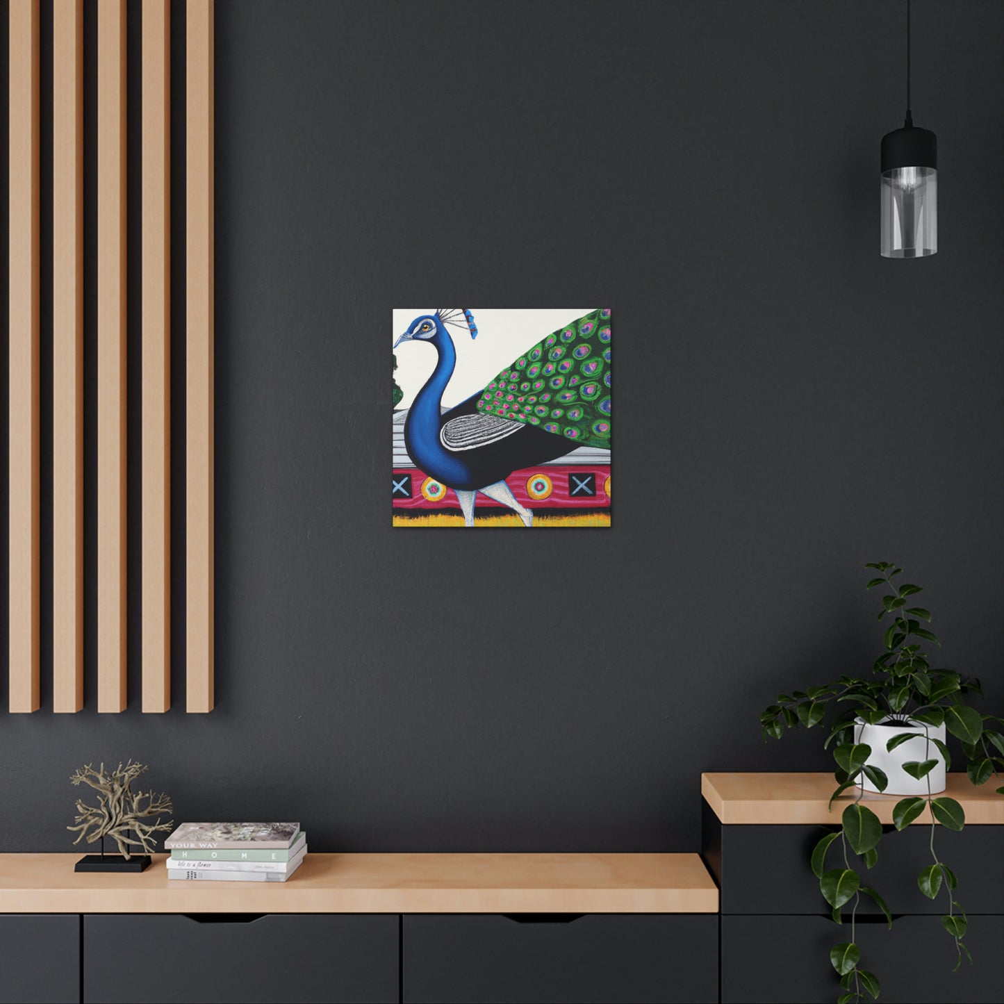 "Peacock in Paradise" - Canvas