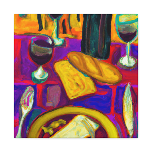 "Fauvism Dinner Delight" - Canvas