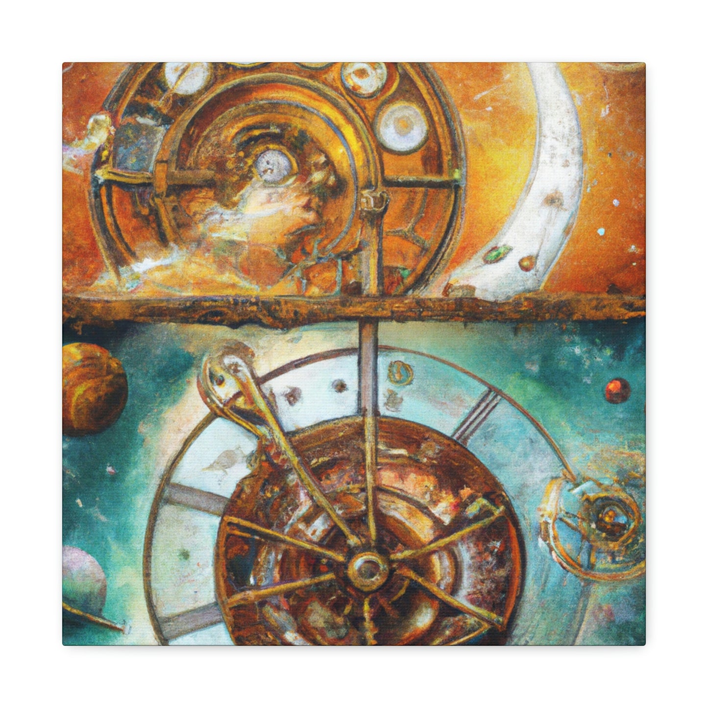 Galaxy Steampunk Dreaming - Canvas