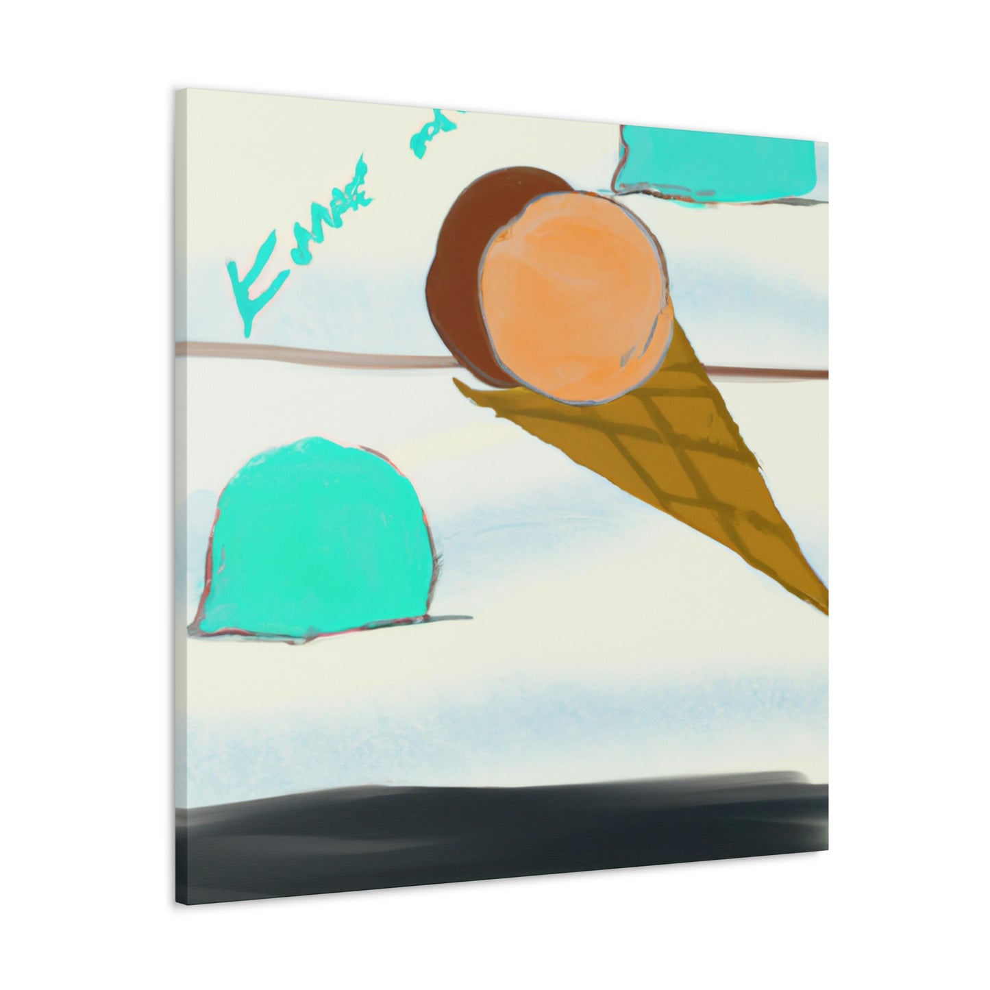 "Ice Cream Escape” - Canvas