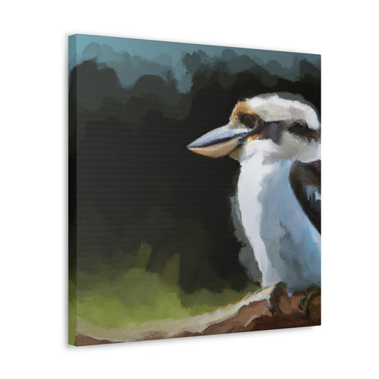 Kookaburra Chaos Paint. - Canvas