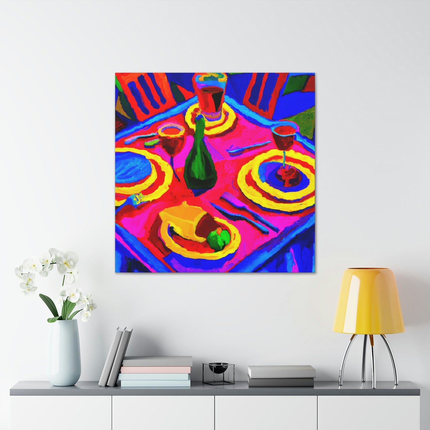 Fauvist Dinner Feast - Canvas