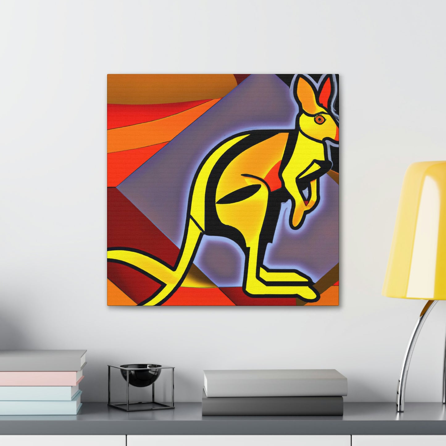 "Wallaby's Roaring Dance" - Canvas