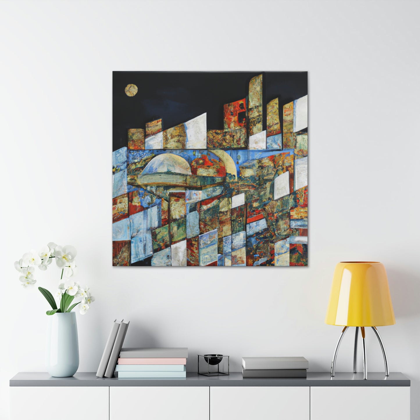 "Urban Reflection mosaic" - Canvas