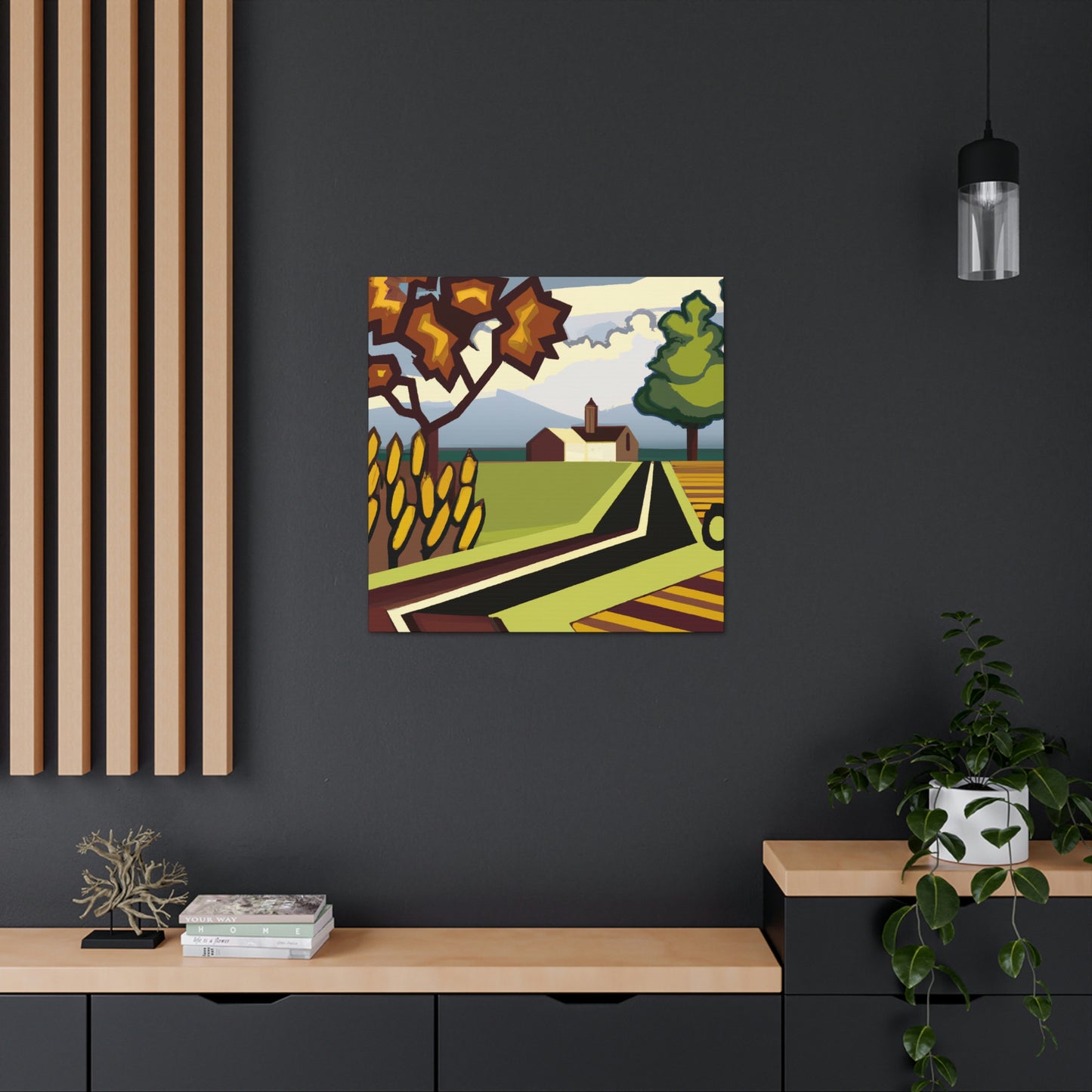 "Country Road Riviera Bliss" - Canvas