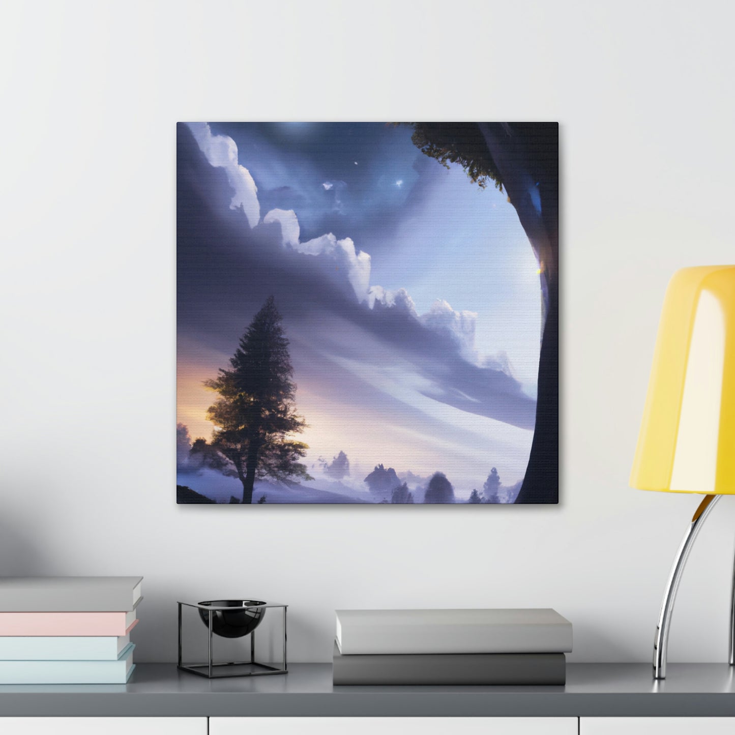 Layered Tranquil Dreamscapes - Canvas