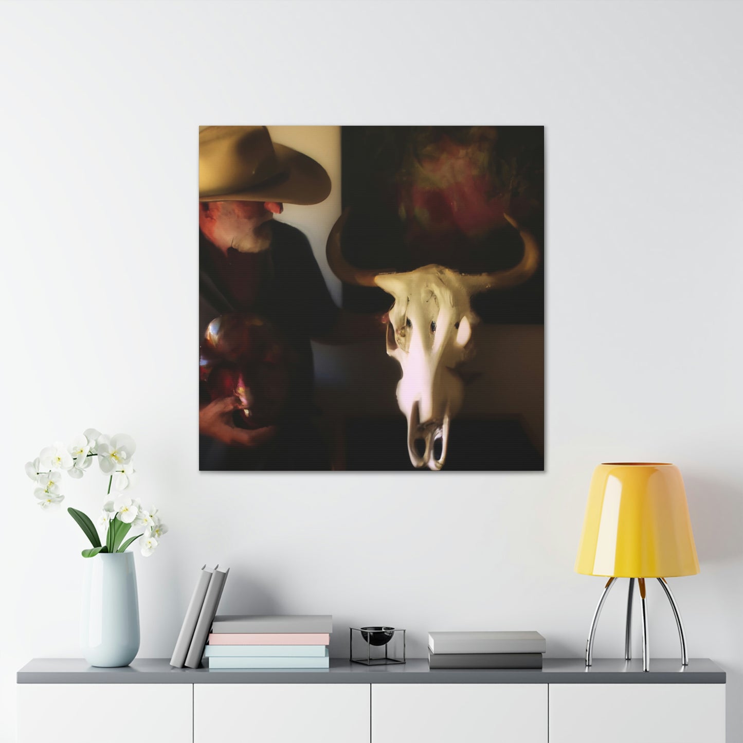 Cow Skull Reflection
 - Canvas