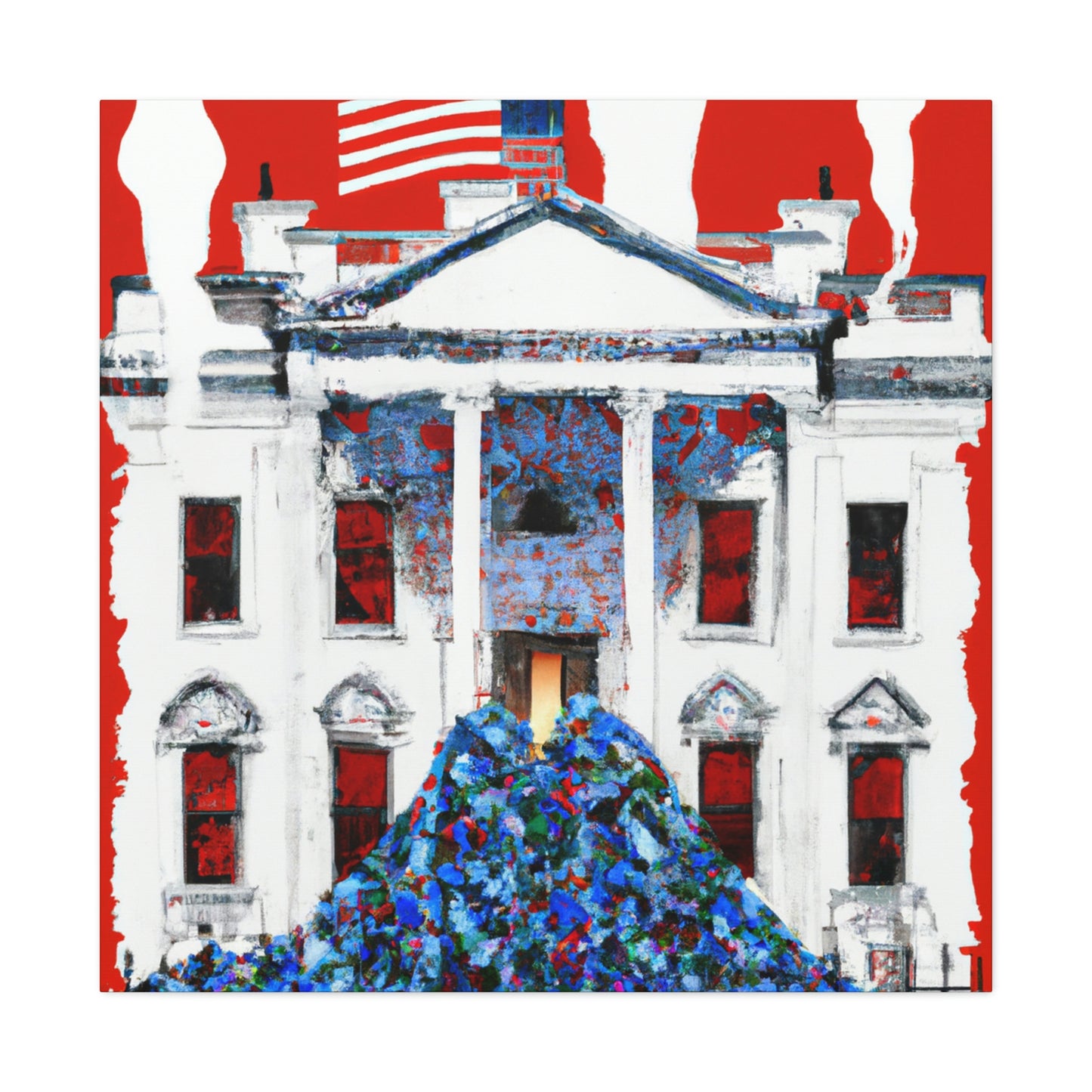 The White House Grandeur - Canvas