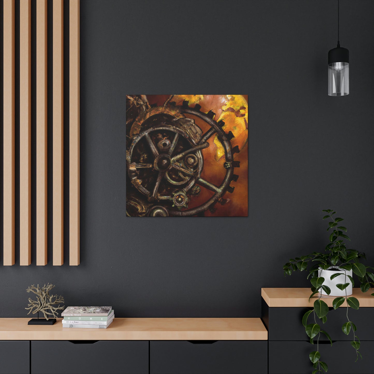 "Earth's Steampunk Legacy" - Canvas