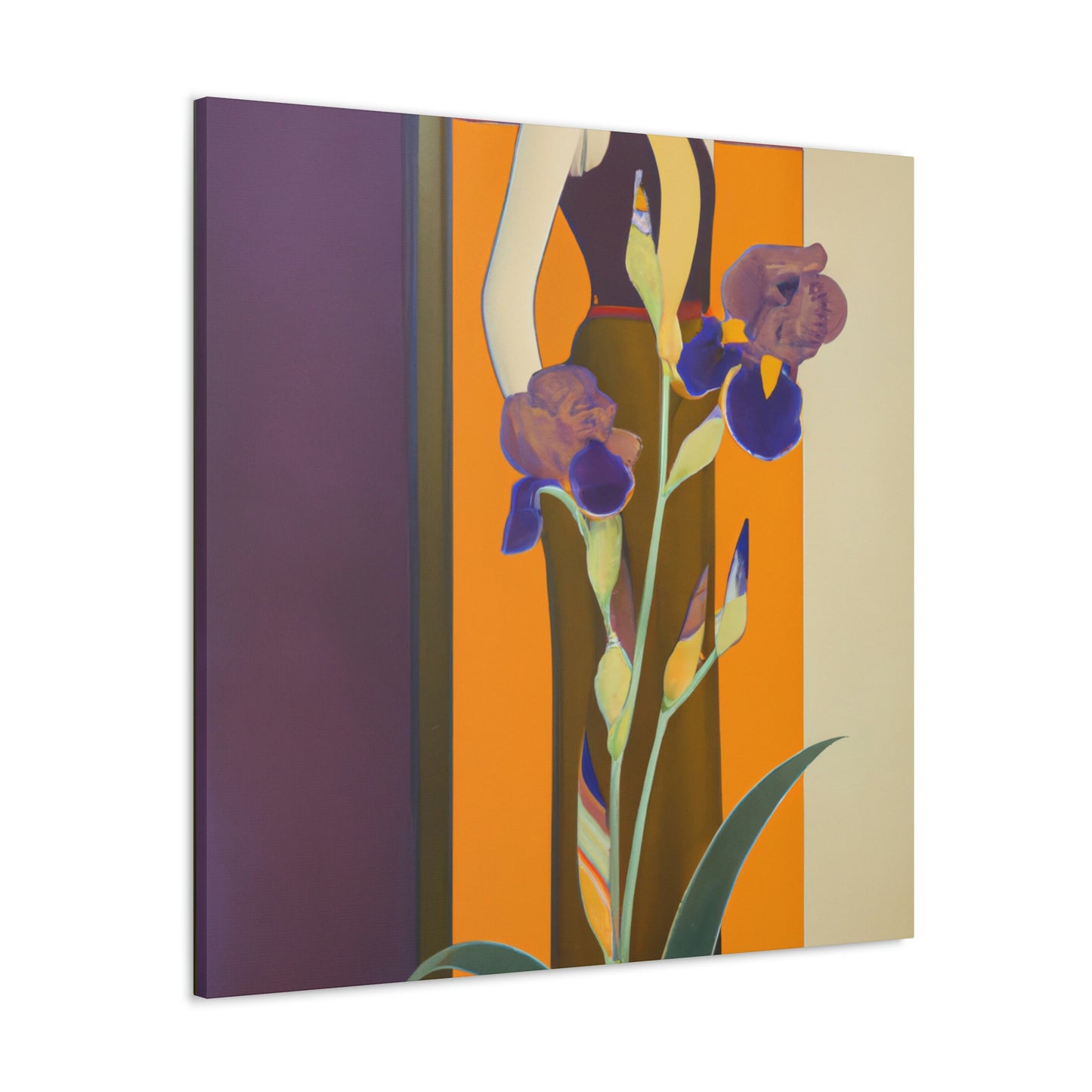 Iris in Splendor Glows - Canvas