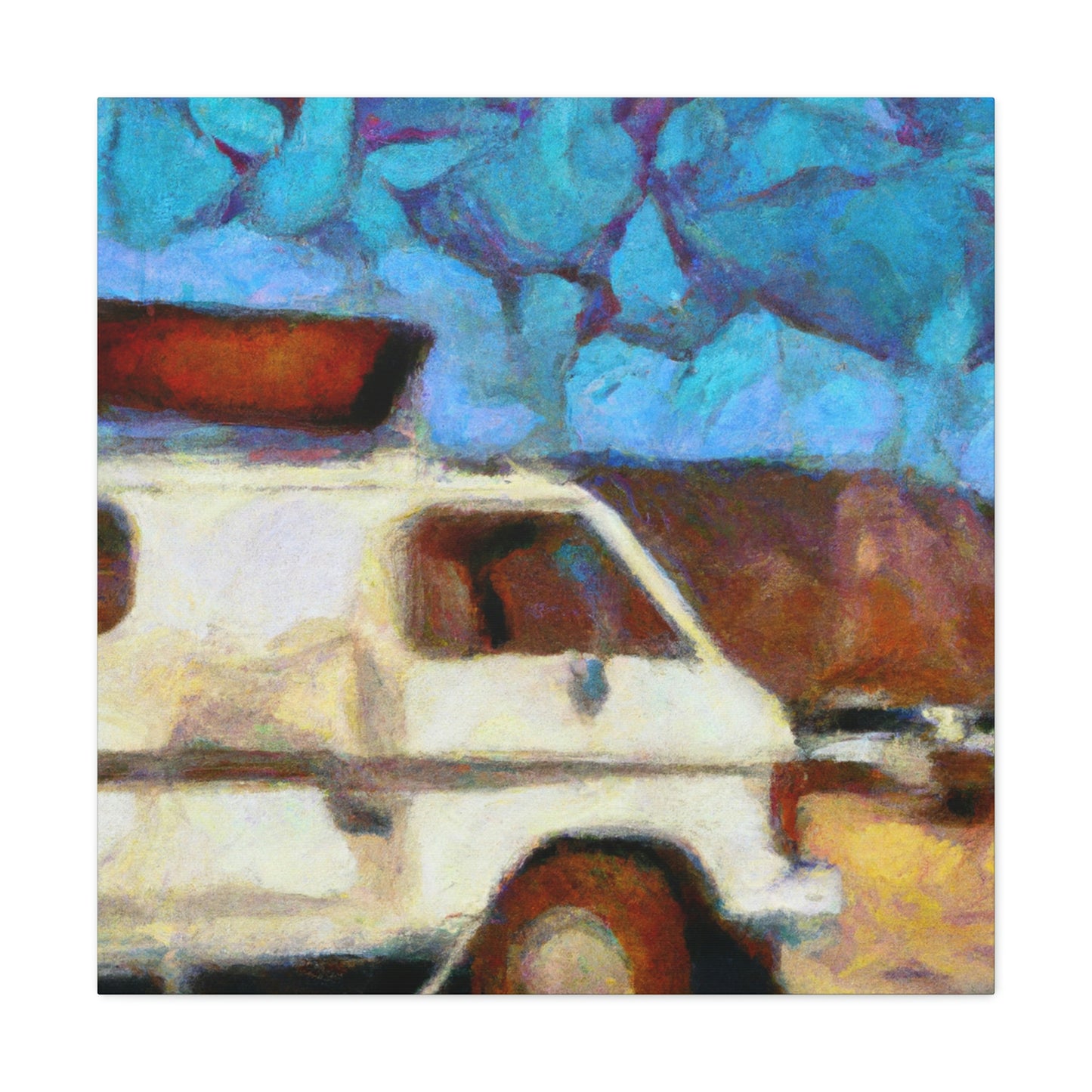 Van of Wanderlust - Canvas