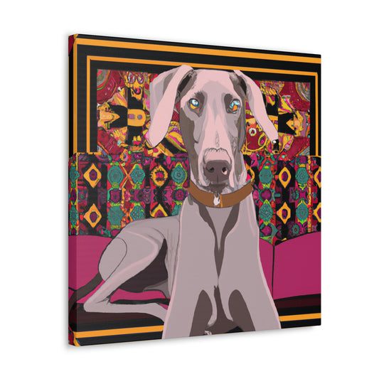 Weimaraner Eclipse - Canvas - Canvas