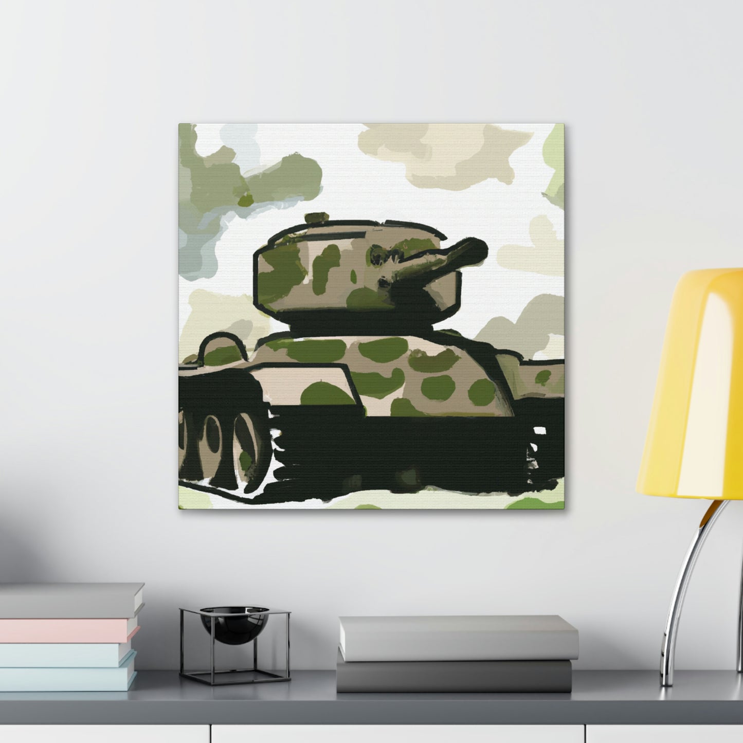 "Tank in Turmoil 1945" - Canvas