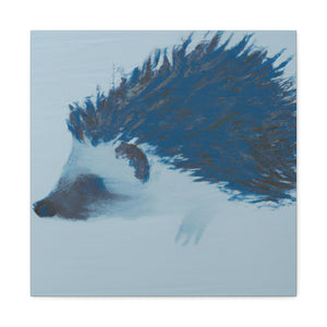 "Hedgehog in Minimalism" - Canvas