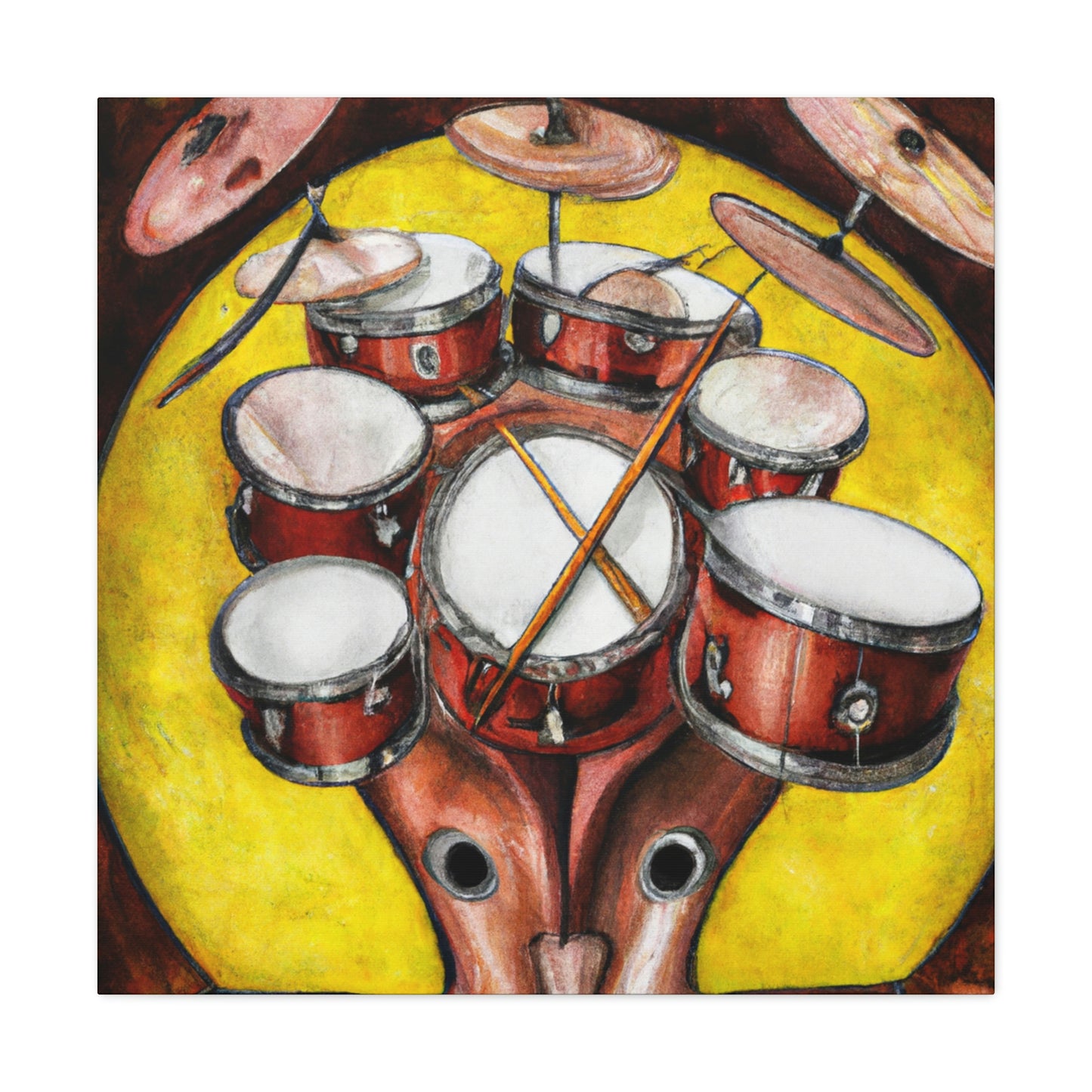 "Drums of Surrealism" - Canvas