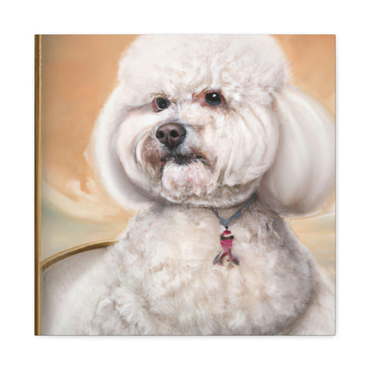 "Bichon Frise Graceful" - Canvas