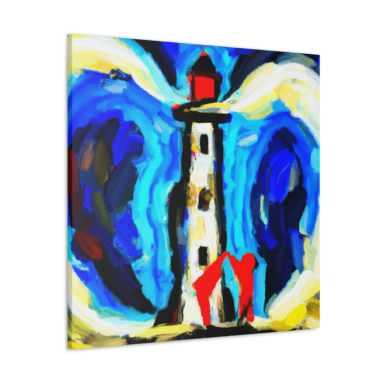 Love at the Lighthouse - Canvas