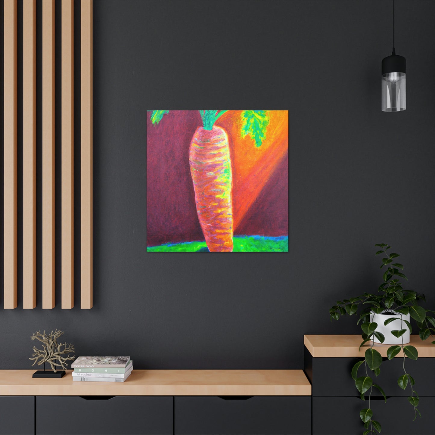 A Carrot's Dreamscape - Canvas