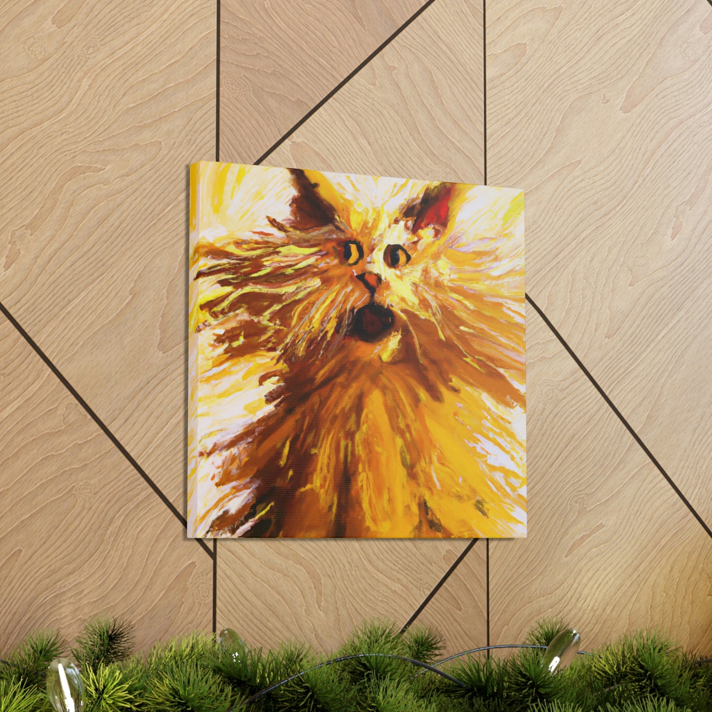 Maine Coon Awe. - Canvas