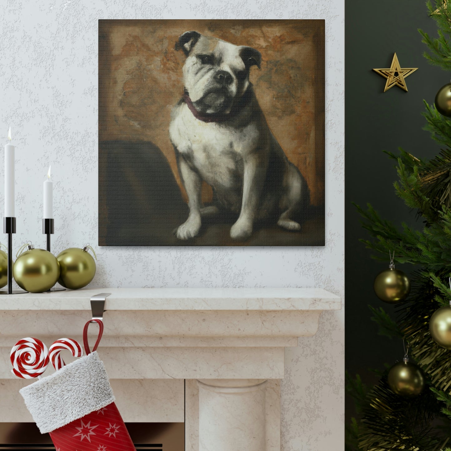 "Bulldog of Baroque" - Canvas