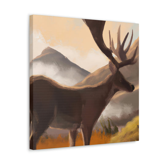 Deer in Morning Light - Canvas