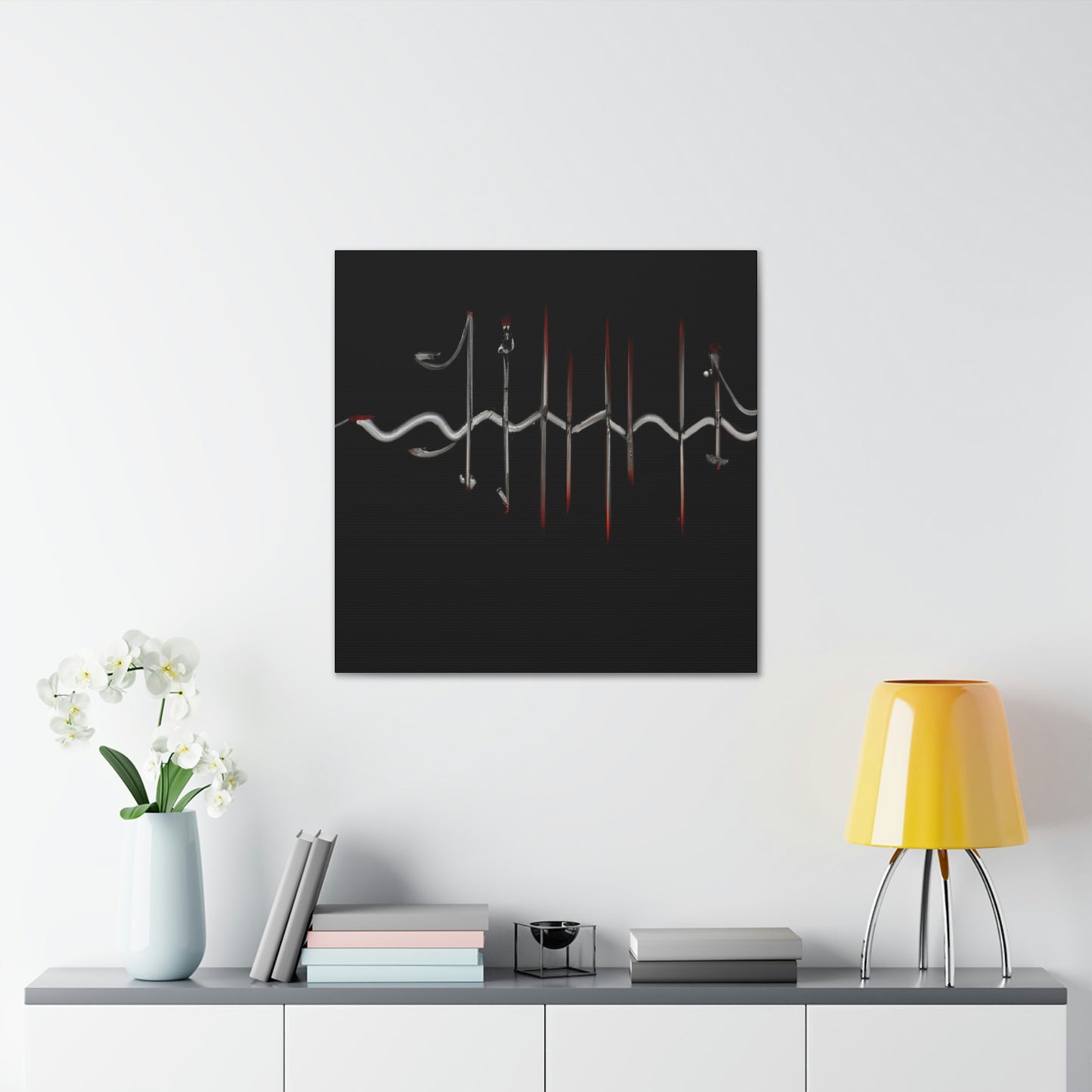 "Sound Wave Symphony" - Canvas