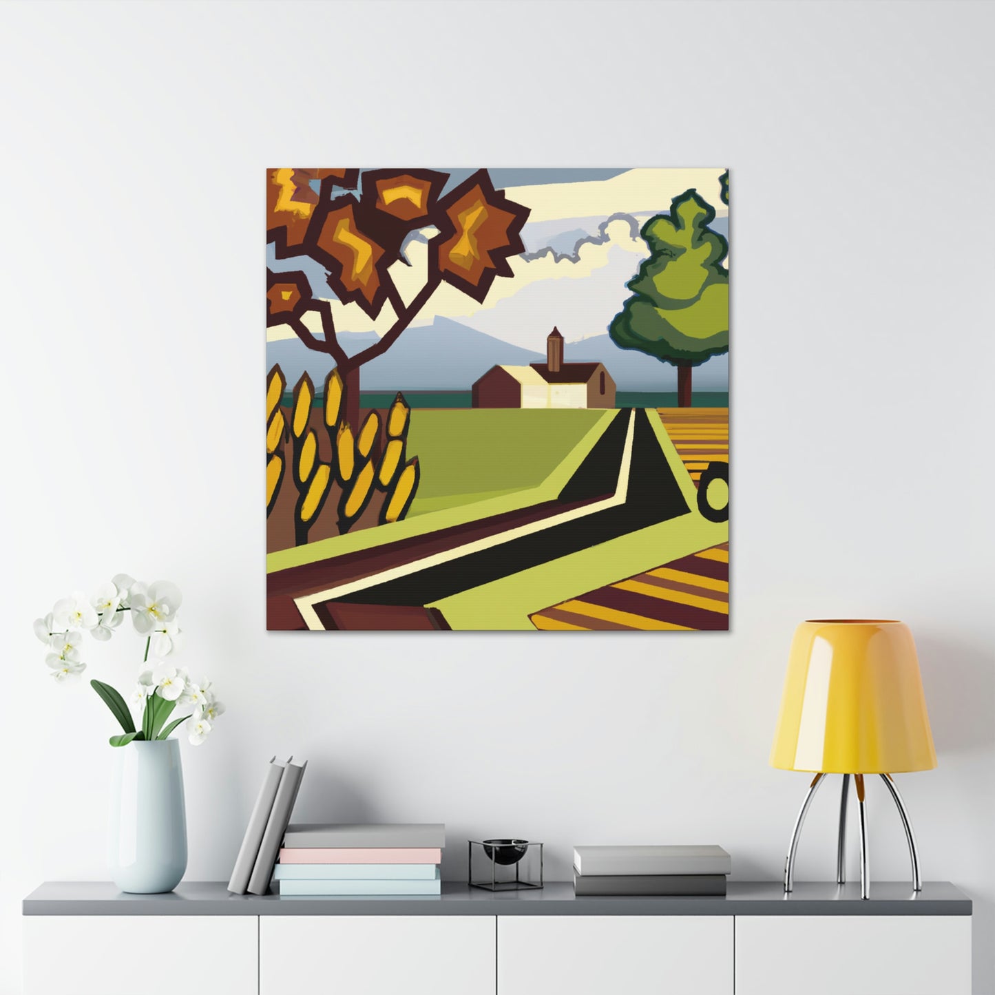 "Country Road Riviera Bliss" - Canvas