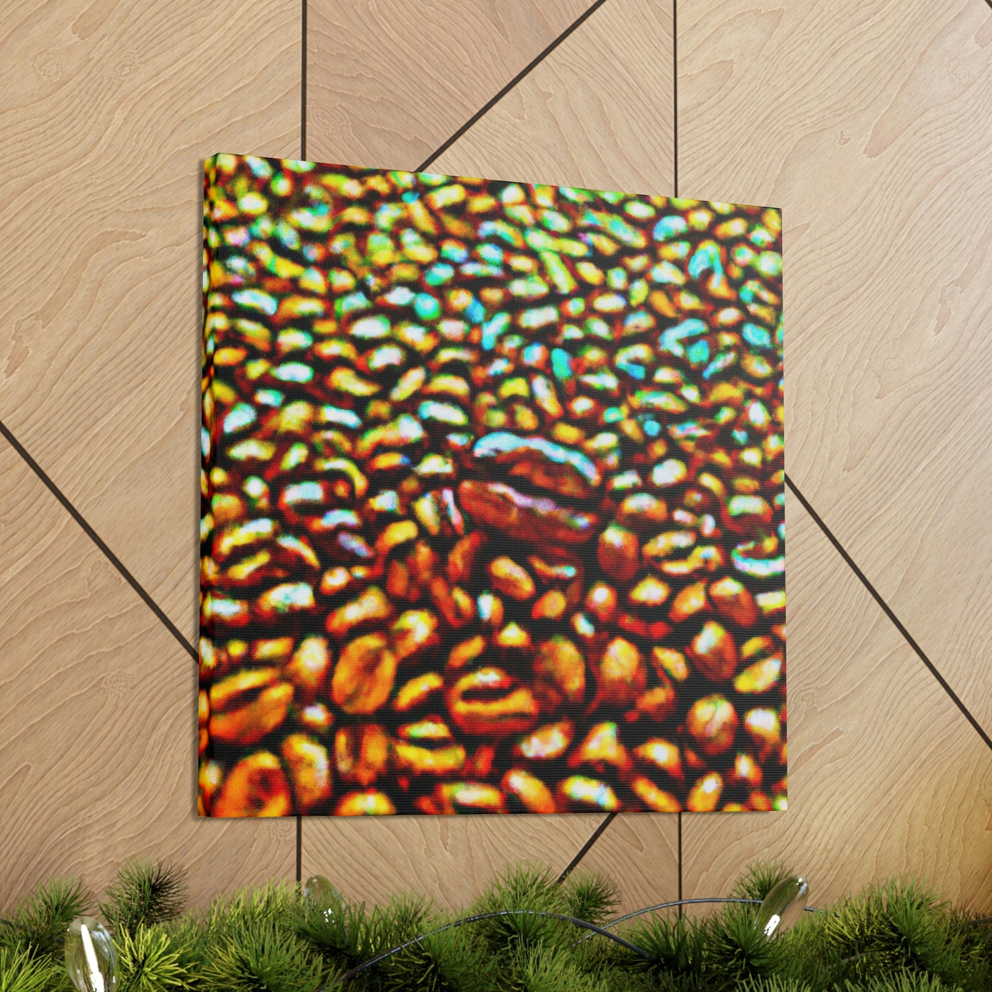 Coffee in Pointillism - Canvas