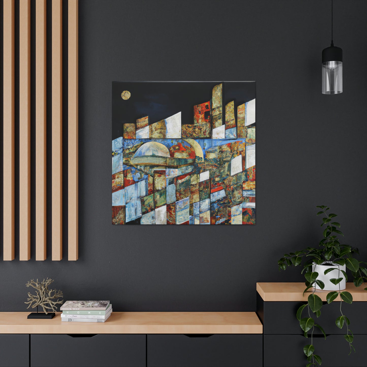 "Urban Reflection mosaic" - Canvas