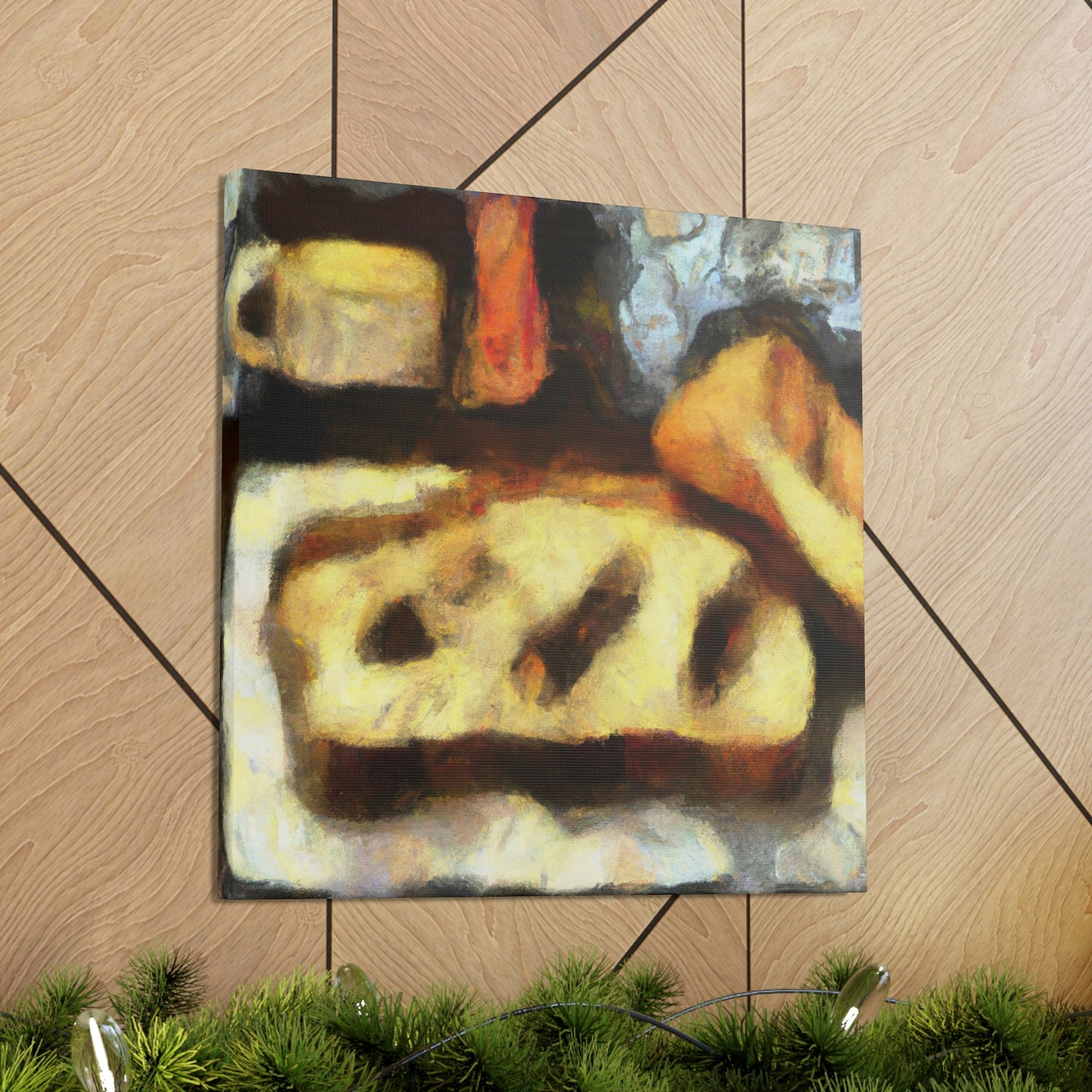 "Breaking Bread Abstraction" - Canvas