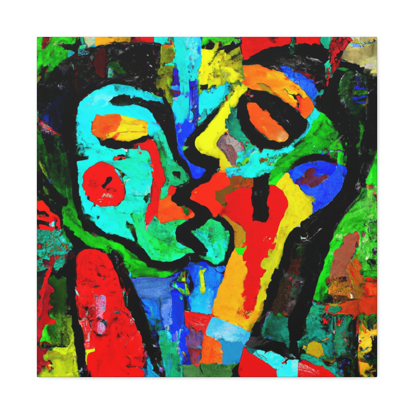 Love's Ardent Embrace - Canvas