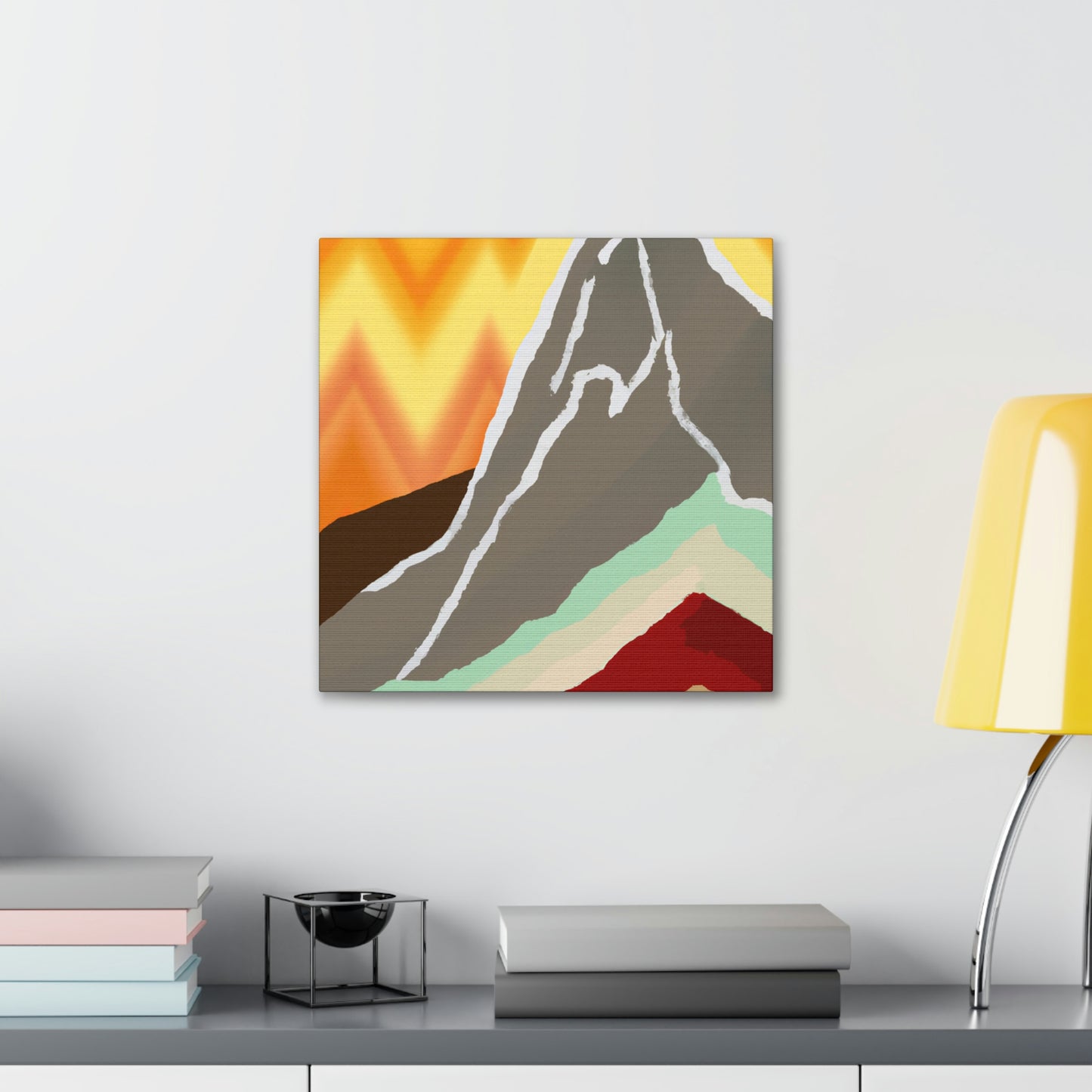 "Mountainous Abstract Dream" - Canvas