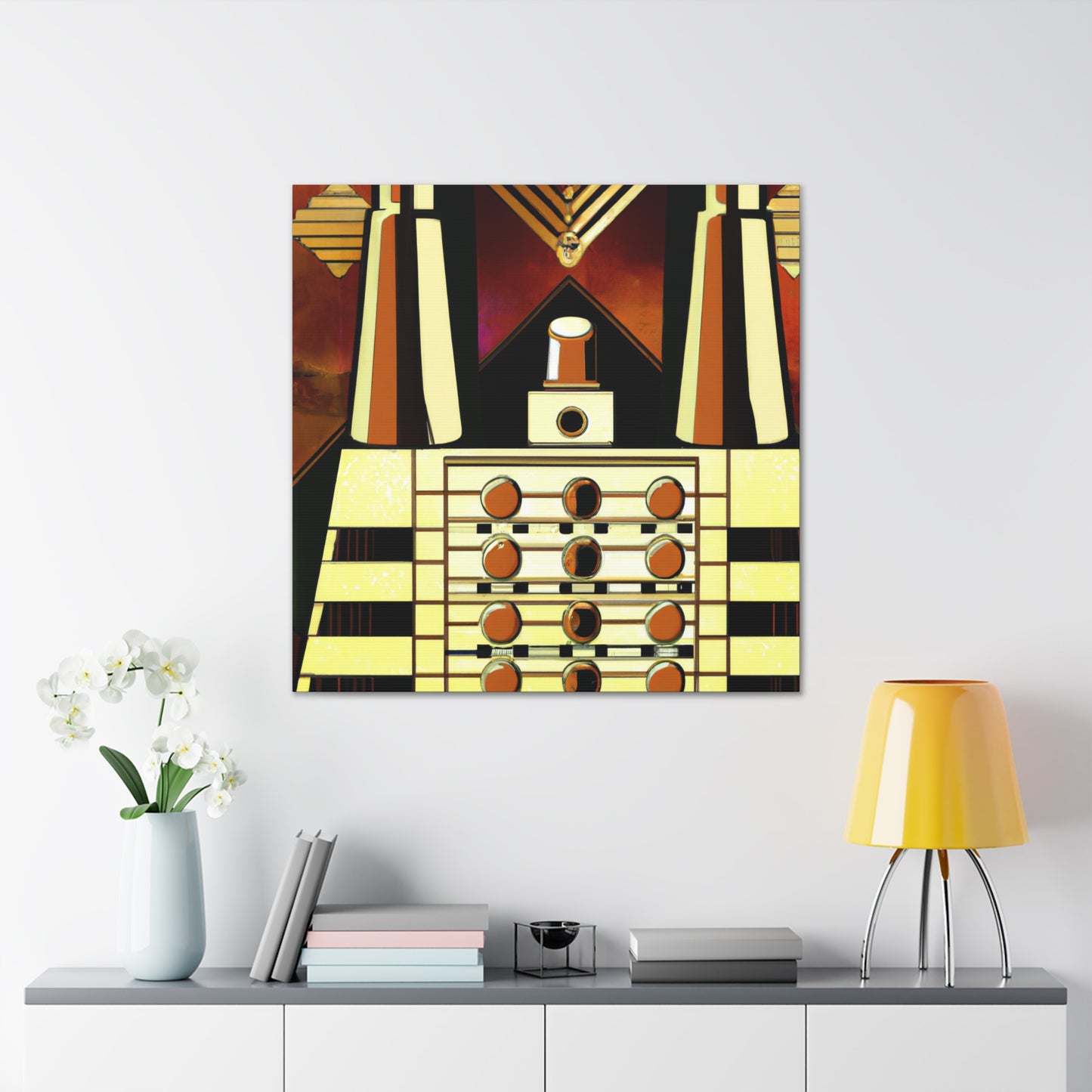 "Deco's Musical Fusion" - Canvas