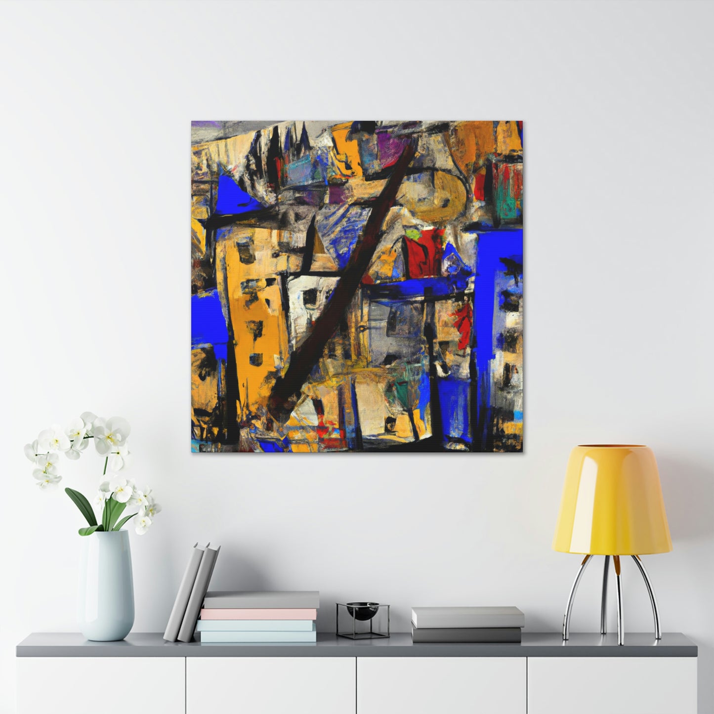 Postmodern Expressionism World - Canvas