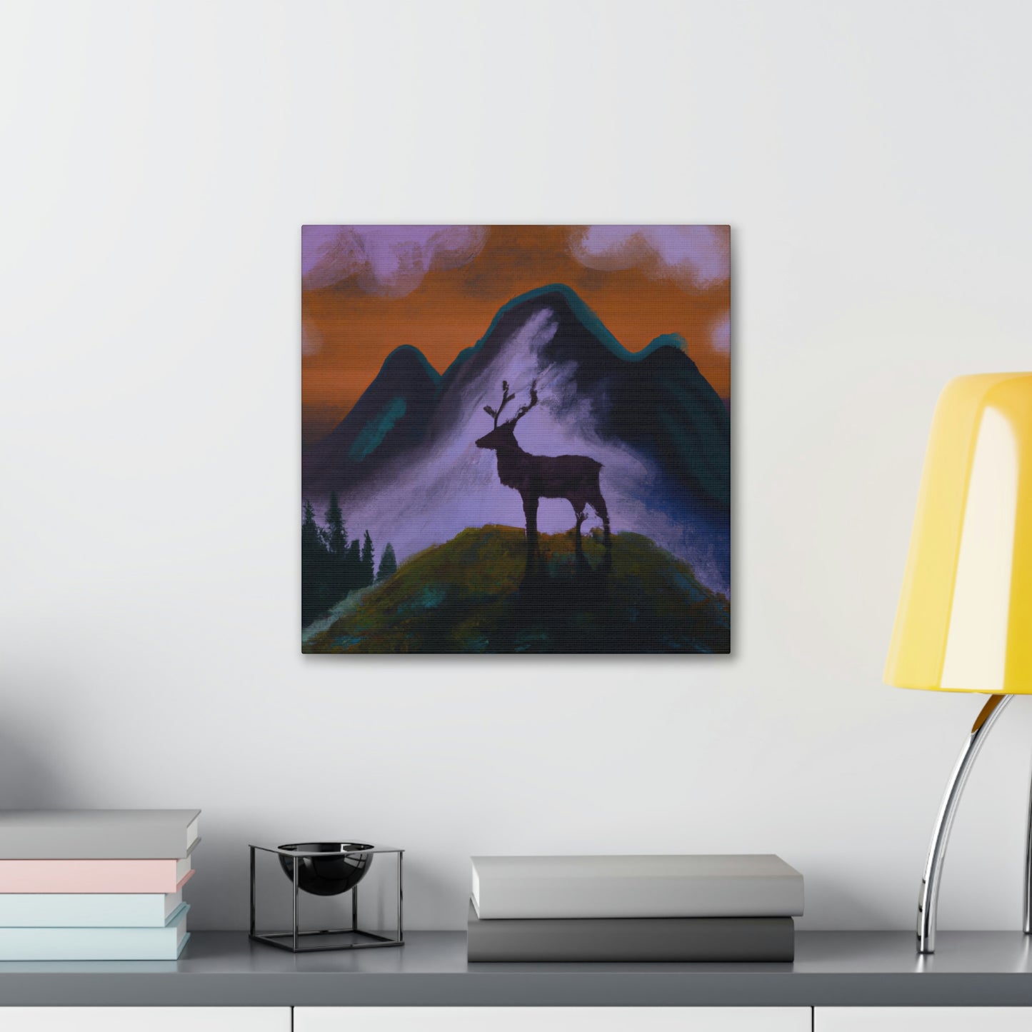 Deer in Expressionism - Canvas